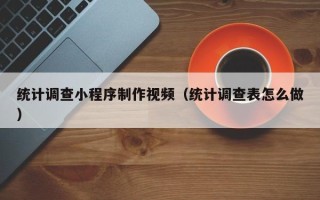 绵阳统计调查小程序制作视频（统计调查表怎么做）